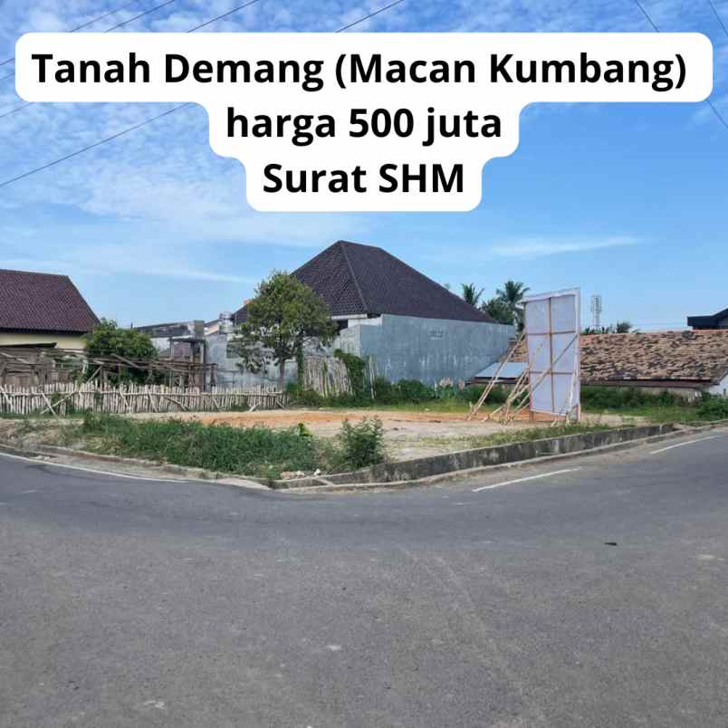 dijual tanah jl macan kumbang raya 6