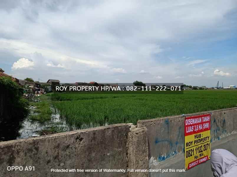 dijual tanah jl marunda makmur