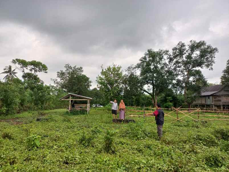 dijual tanah jl poros benteng gajah sakeang