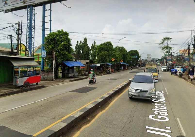 dijual tanah jl raya gatot subroto km 7