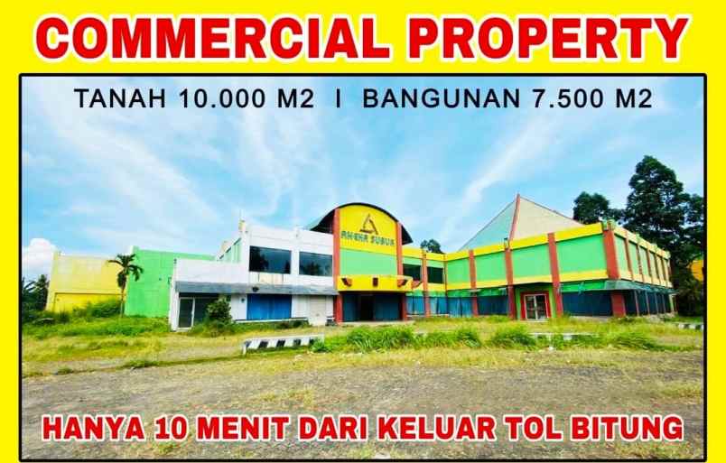 dijual tanah jl raya gatot subroto km 7