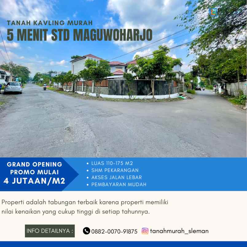 dijual tanah karanganyar wedomartani