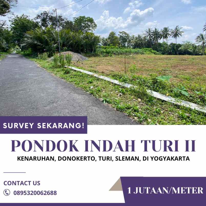 dijual tanah kenaruhan donokerto turi