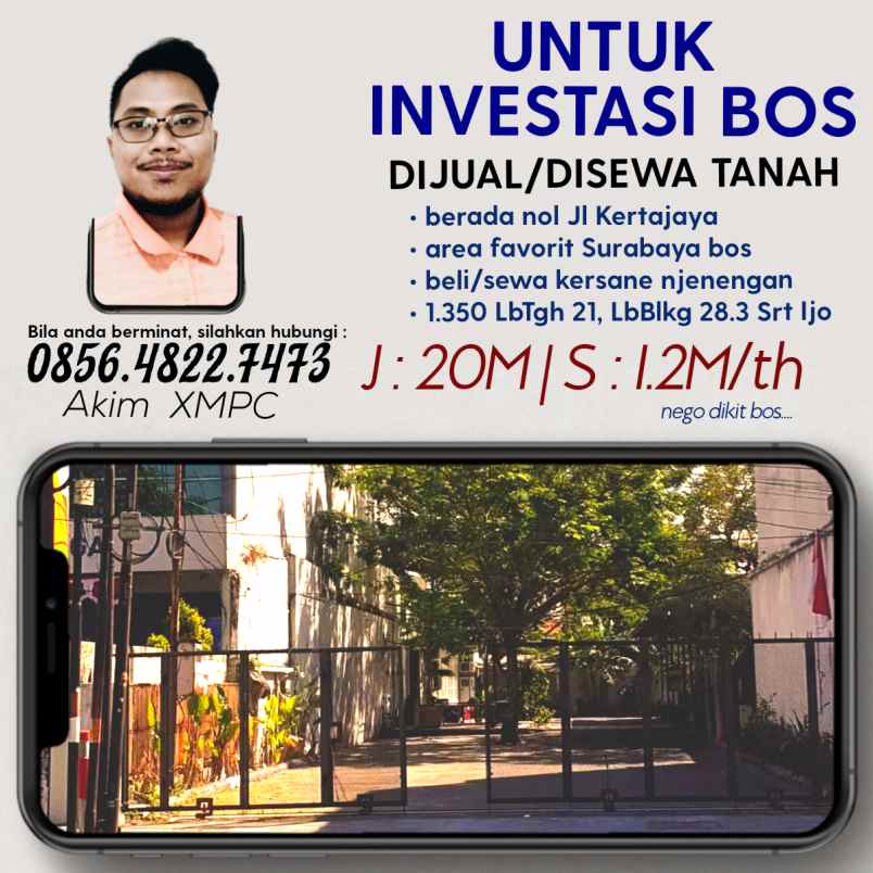 dijual tanah kertajaya