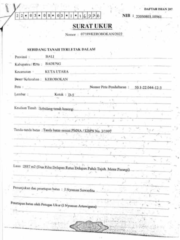 dijual tanah kesambi kedampang