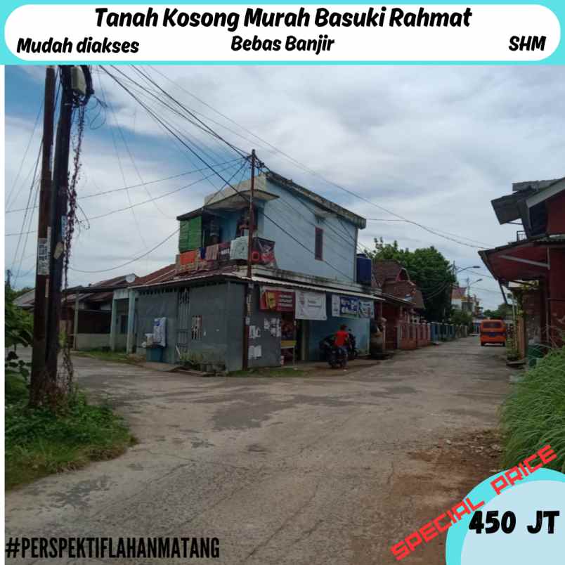 dijual tanah kosong palembang basuki rahmat