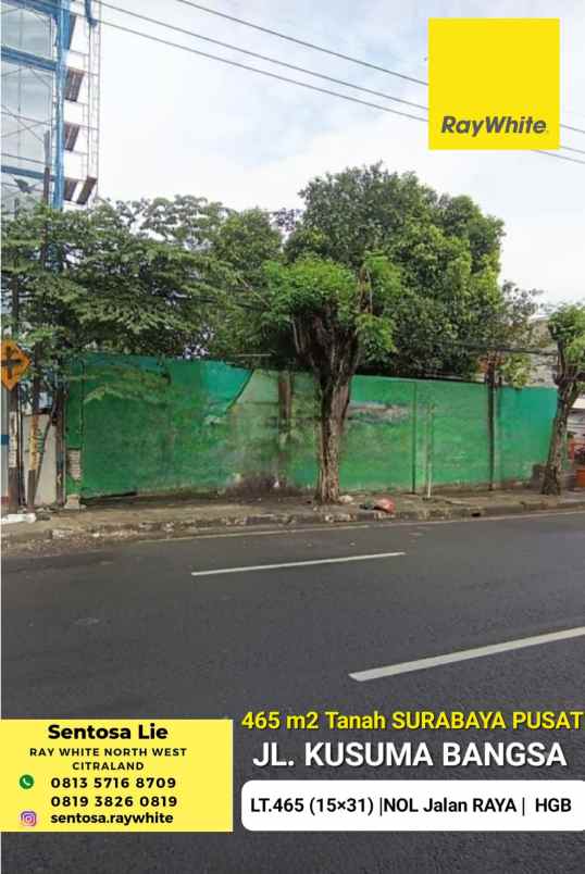 dijual tanah kusuma bangsa