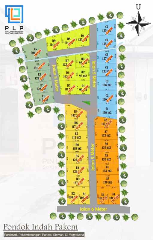 dijual tanah paraksari pakembinangun