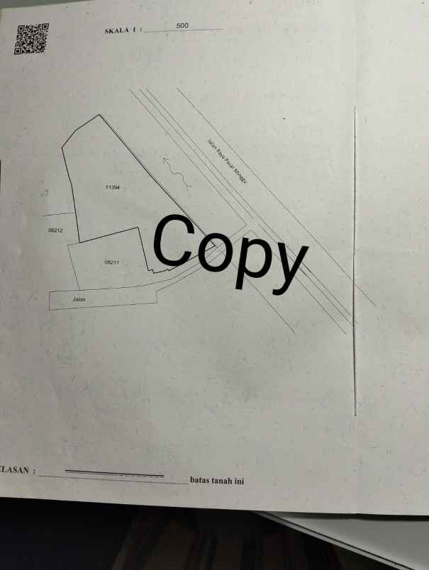 dijual tanah pejaten barat pasar minggu