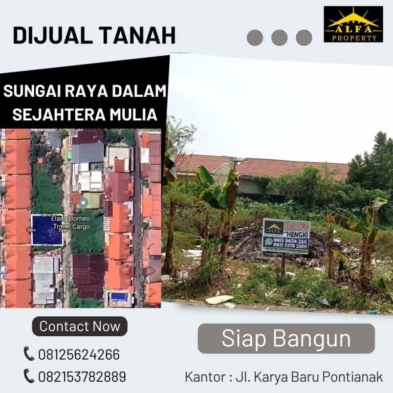 dijual tanah sejahtera mulia kota pontianak