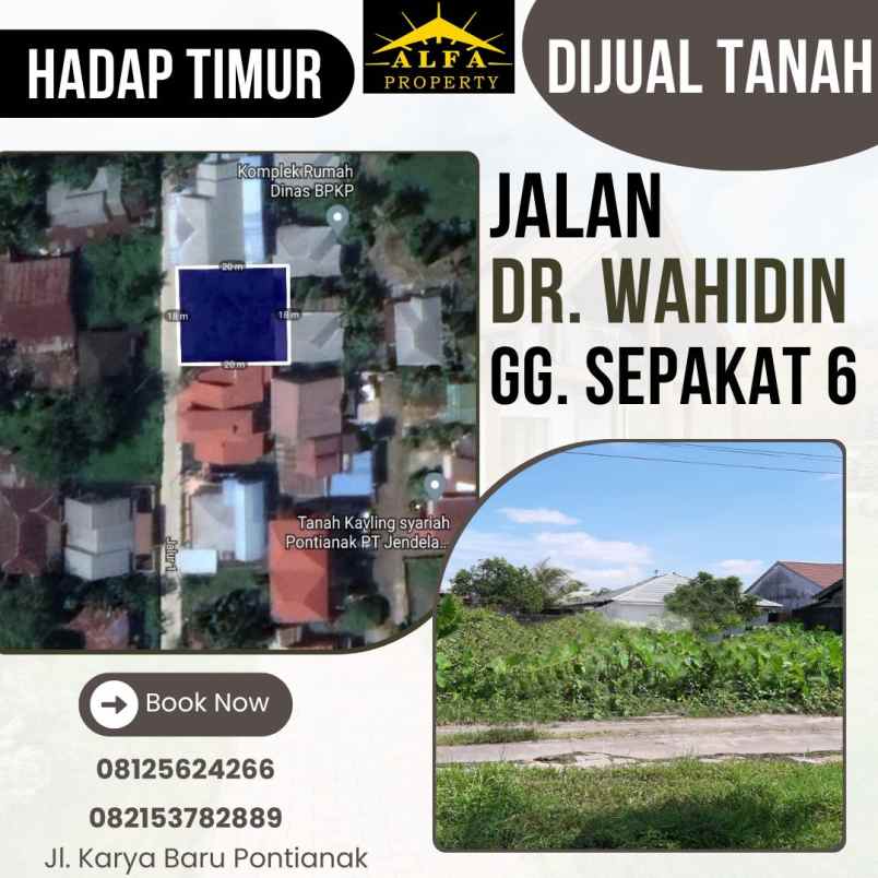 dijual tanah sepakat 6 kota pontianak