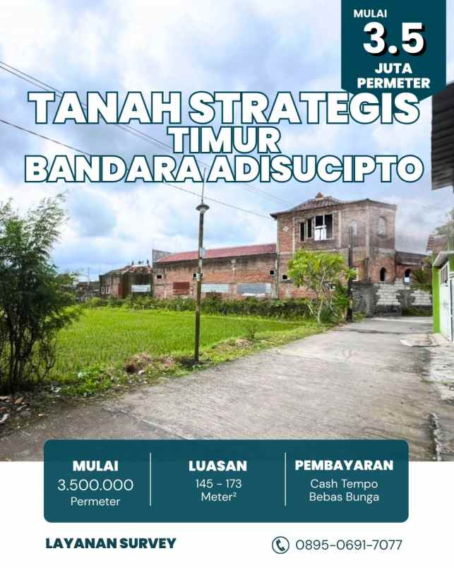 dijual tanah serut jagalan timur