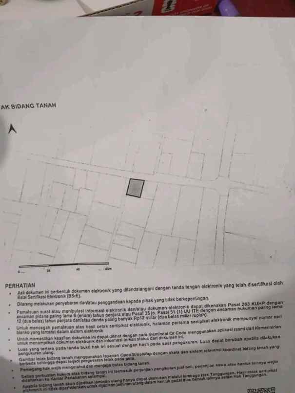 dijual tanah sidoarum