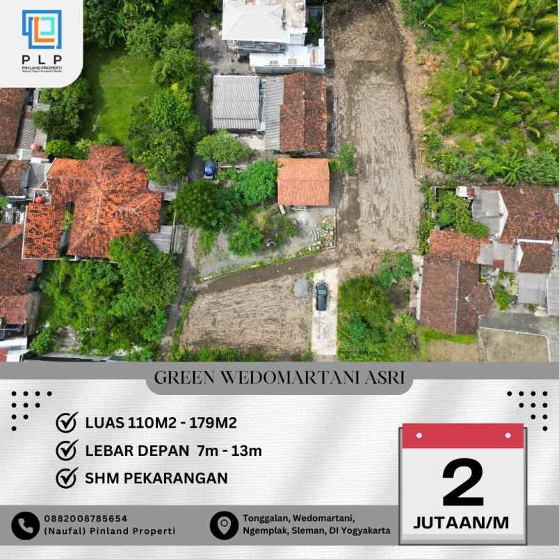 dijual tanah tonggalan wedomartani