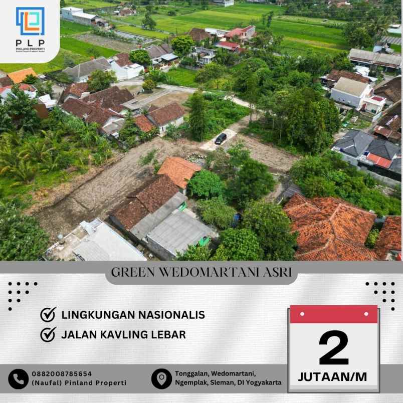 dijual tanah tonggalan wedomartani