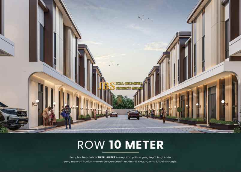 dijual villa eiffel suites jalan bersama