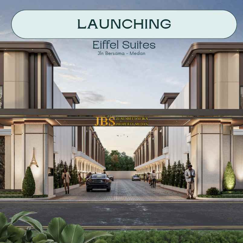 dijual villa eiffel suites jalan bersama