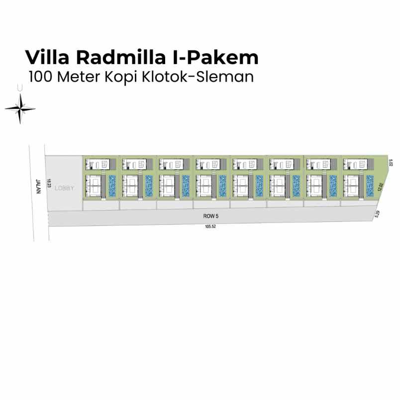 dijual villa jalan kaliurang no km 16