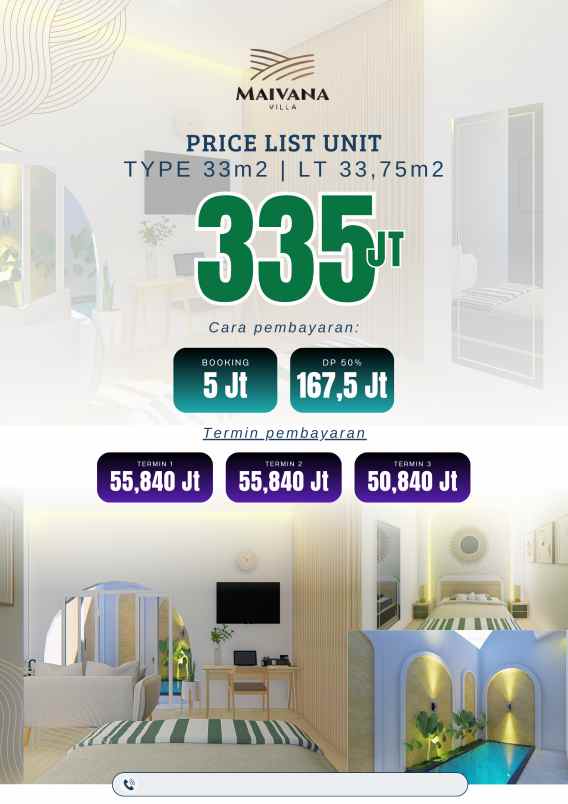 dijual villa murah di jl palagan jogja