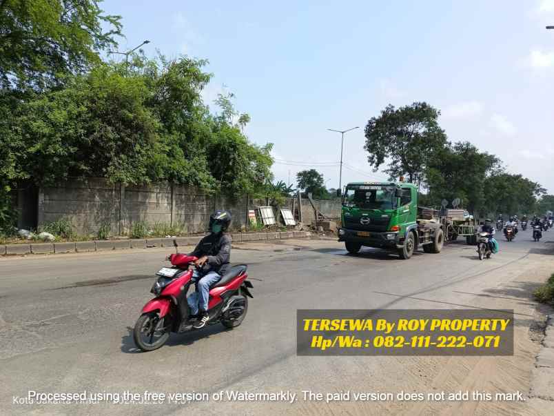 disewakan tanah jl raya cakung cilincing