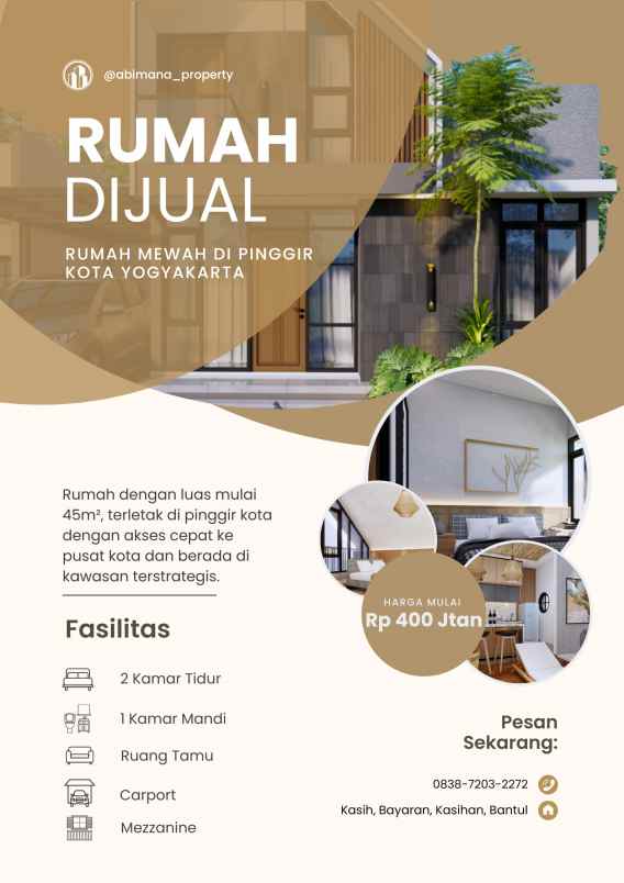 hunian mewah modern di pinggiran kota jogja