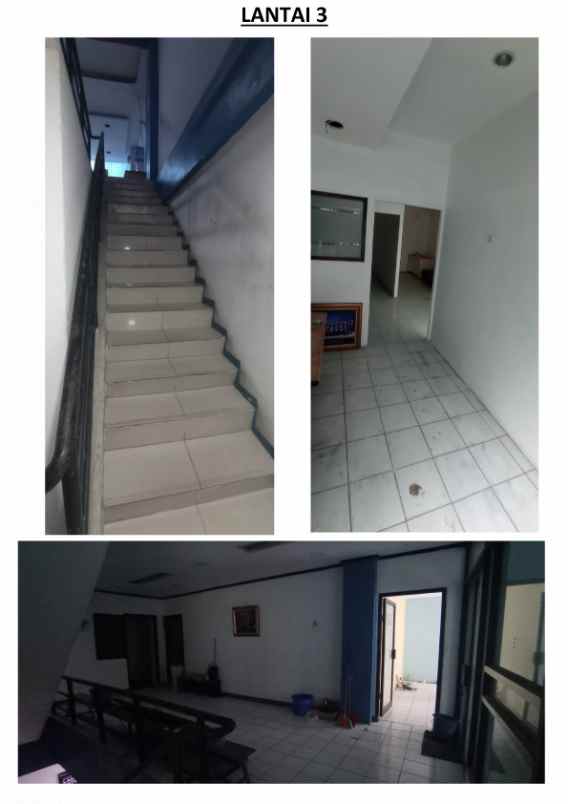 jual kantor 6 gedung 4 lantai lp3i