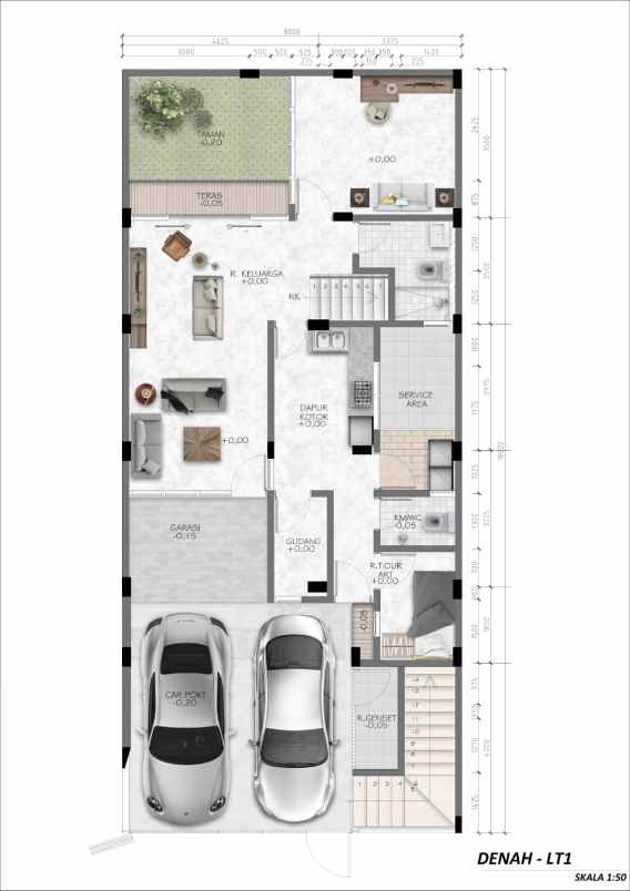 jual rumah baru cluster extension permata buana jkt