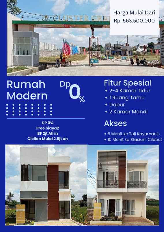 jual rumah grand alifia 2jt all in