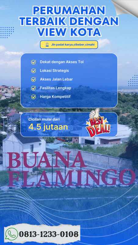 jual rumah mewah bisa kpr di cimahi bandung