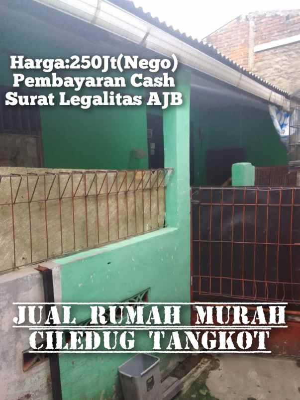 jual rumah second 1lantai ciledug