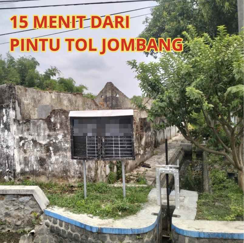 jual tanah bekas pabrik tahu di raya brantas jombang