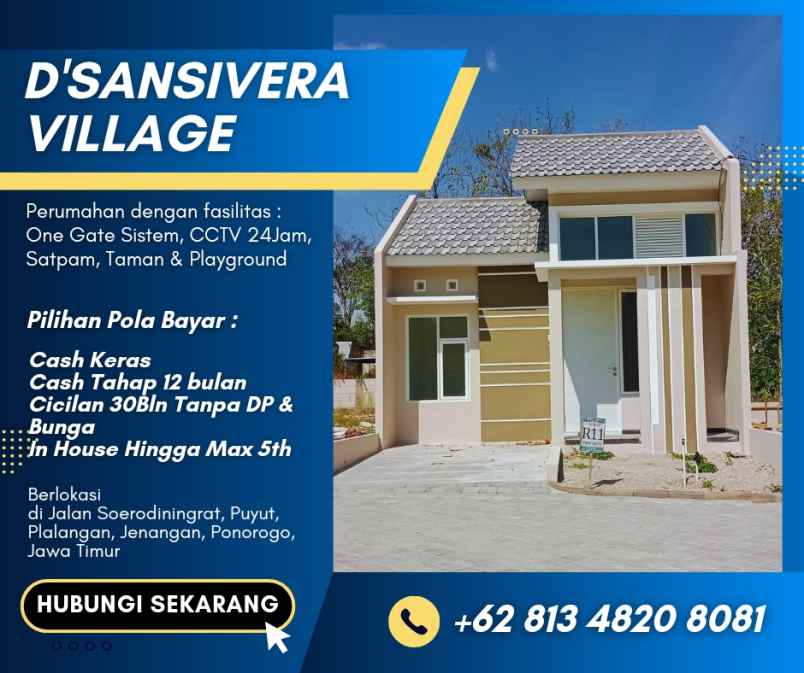 minimalis modern rumah syariah ponorogo