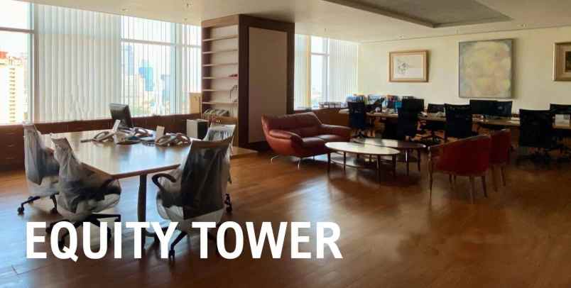 office space di equity tower furnished siap pakai