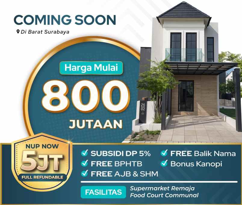 opra city 2 lantai start from 800 juta an subsidi dp 5