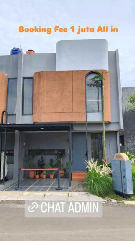 perumahan 2 lantai konsep islamic dengan harga perdana