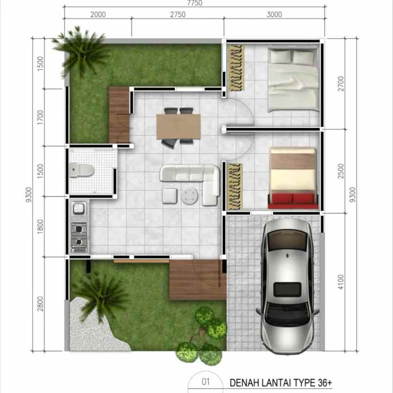 perumahan area wonogiri kota murah