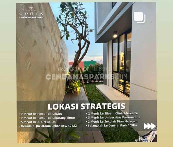 perumahan mewah harga murah hanya di cendana spark