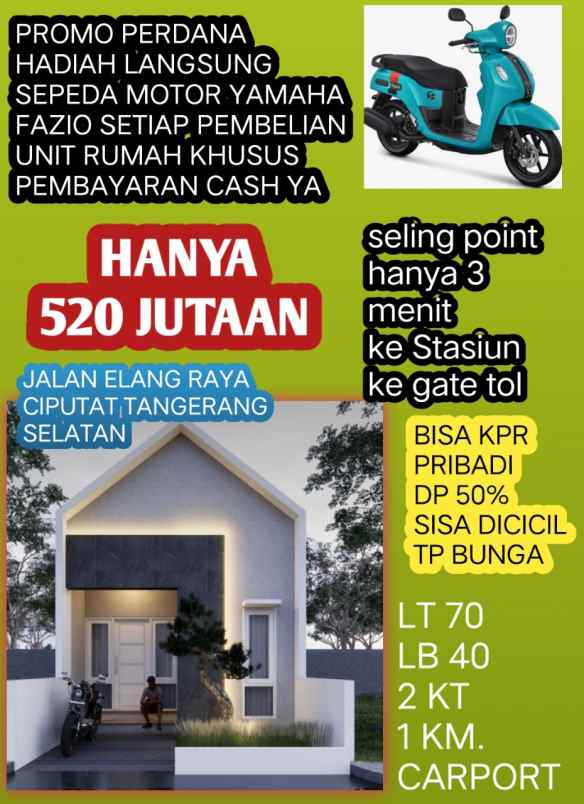 ppromo perdana kavling dan rumah murah