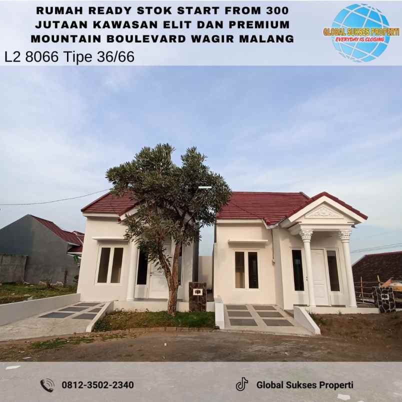 promo rumah baru harga baik di wagir kabupaten malang