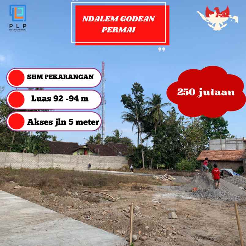 promo tanah kavling mepet pasar godean