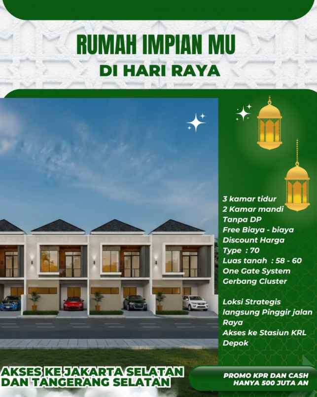 rumah 2 lantai di tajurhalang bogor