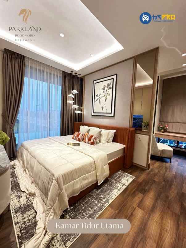 rumah 2 lantai parkland podomoro karawang