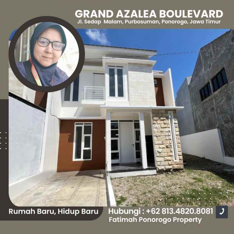 rumah 2 lantai type 88 ready stock syariah ponorogo