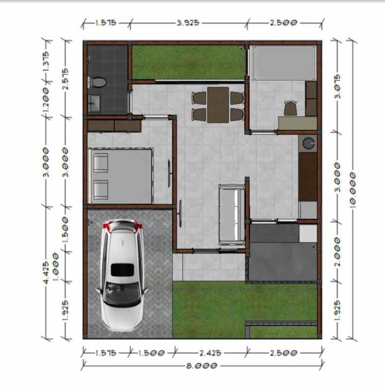 rumah baru di sragen kota spesial promo type 45