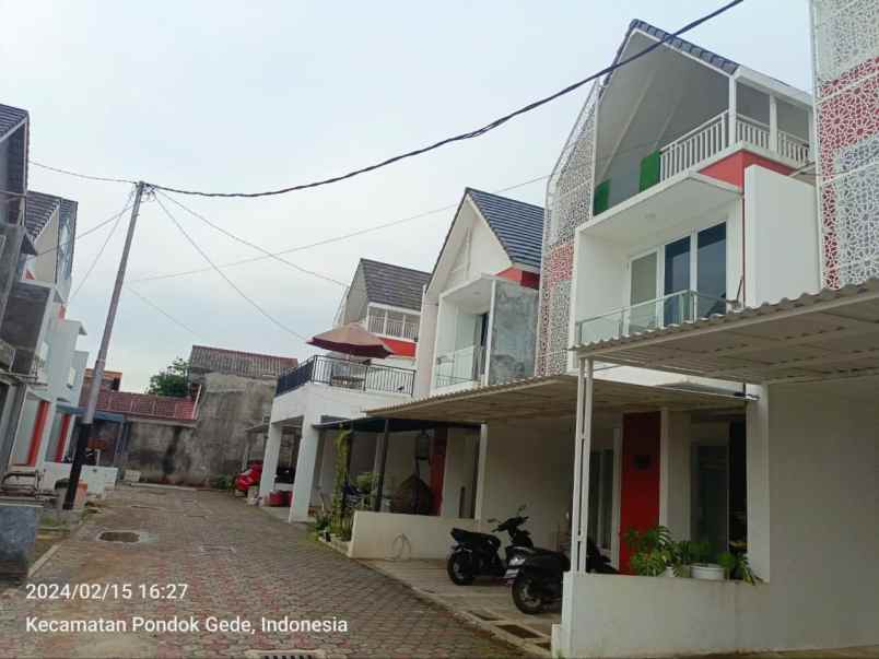 rumah baru mewah pondokgede bekasi shm