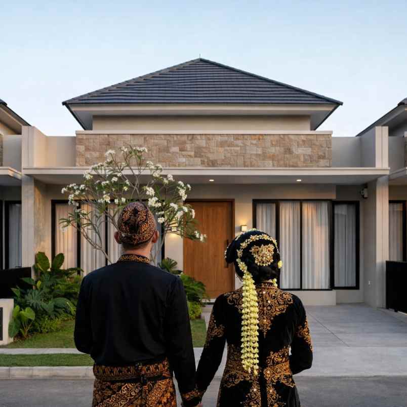 rumah baru tanah luas di prambanan langka di kelasnya