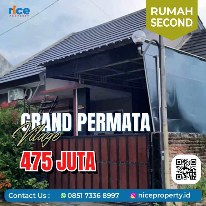 rumah bekas perumahan grand permata village ponorogo