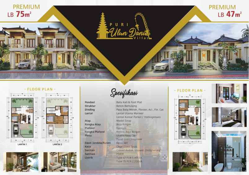 rumah cantik murah bonus taman cantik dan kanopi