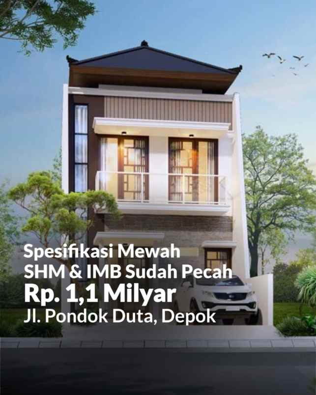 rumah cluster syariah juanda depok