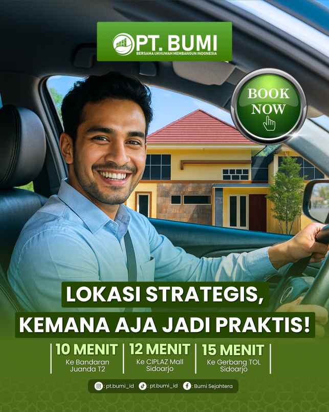 rumah dengan keunggulan lokasi strategis